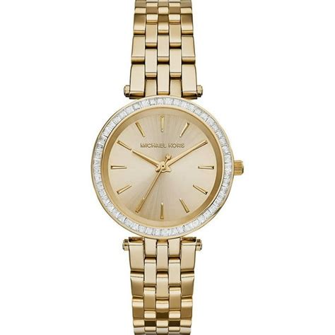 michael kors mid size gold watch|mini dial designer watch gold.